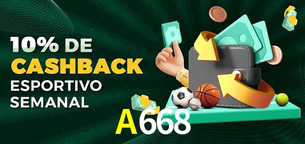 10% de bônus de cashback na A668